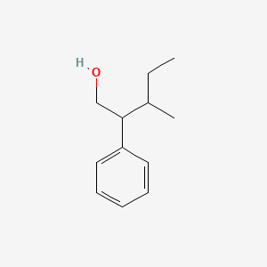 molecular formula C12H18O B11967918 3-Methyl-2-phenylpentan-1-ol CAS No. 36748-84-2