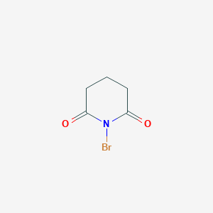 molecular formula C5H6BrNO2 B11967964 2,6-Piperidinedione, 1-bromo- CAS No. 3699-18-1