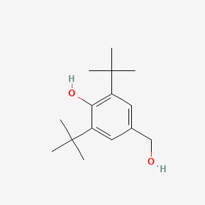 molecular formula C15H24O2 B1196797 3,5-二叔丁基-4-羟基苯甲醇 CAS No. 88-26-6