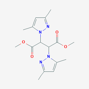 2,3-Bis-(3,5-dimethyl-pyrazol-1-YL)-succinic acid dimethyl ester