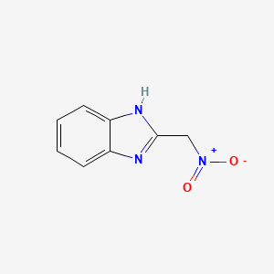 molecular formula C8H7N3O2 B11968031 2-Nitromethyl-1H-benzoimidazole CAS No. 57966-06-0