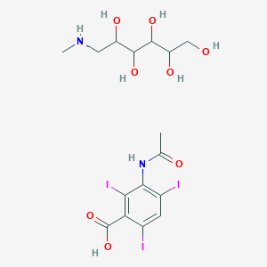 3-Acetamido-2,4,6-triiodo-benzoate