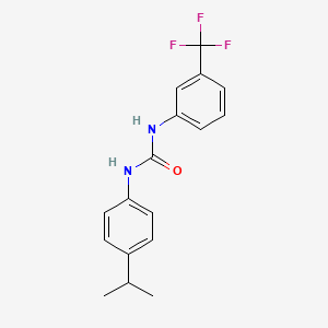 molecular formula C17H17F3N2O B11968095 1-(4-Isopropyl-phenyl)-3-(3-trifluoromethyl-phenyl)-urea CAS No. 41779-77-5