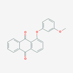 molecular formula C21H14O4 B11968161 1-(3-Methoxyphenoxy)anthracene-9,10-dione CAS No. 122357-52-2