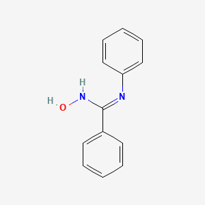 molecular formula C13H12N2O B11968219 n-Hydroxy-n'-phenylbenzenecarboximidamide CAS No. 3488-57-1