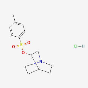 molecular formula C14H20ClNO3S B11968230 3-Quinuclidyl p-toluenesulfonate hydrochloride CAS No. 73855-50-2