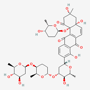 molecular formula C43H56O17 B1196827 Urdamycin A 