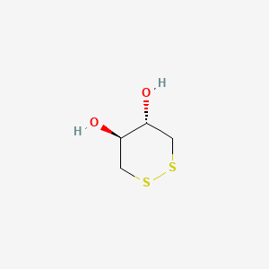 molecular formula C4H8O2S2 B1196828 (4S,5S)-1,2-Dithiane-4,5-diol CAS No. 37031-12-2
