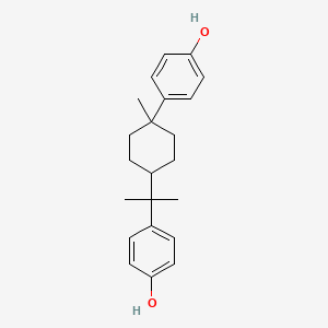 4-{2-[4-(4-Hydroxyphenyl)-4-methylcyclohexyl]propan-2-yl}phenol