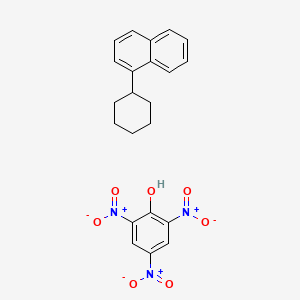 1-Cyclohexyl-naphthalene, picrate