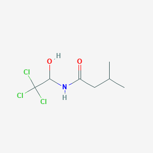 molecular formula C7H12Cl3NO2 B11968737 3-methyl-N-(2,2,2-trichloro-1-hydroxyethyl)butanamide 