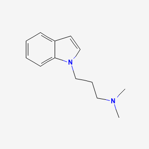 molecular formula C13H18N2 B11968750 N,N-Dimethyl-1H-indole-1-propylamine CAS No. 20892-46-0