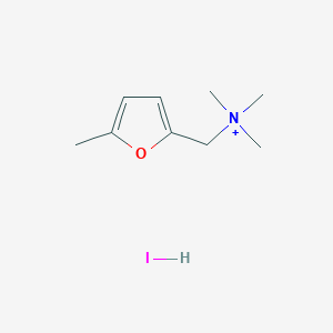 molecular formula C9H17INO+ B11968802 N,N,N-trimethyl(5-methyl-2-furyl)methanaminium iodide 