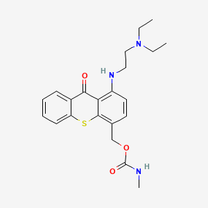 Hycanthone N-methylcarbamate