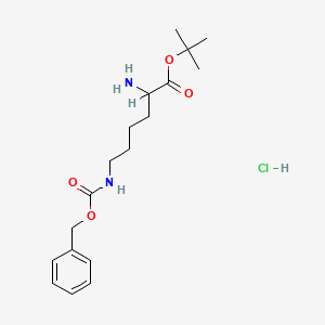 Tert-butyl 2-amino-6-{[(benzyloxy)carbonyl]amino}hexanoate hydrochloride