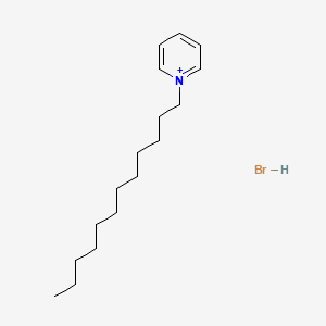 molecular formula C17H31BrN+ B11968989 1-Dodecylpyridin-1-ium;hydrobromide 