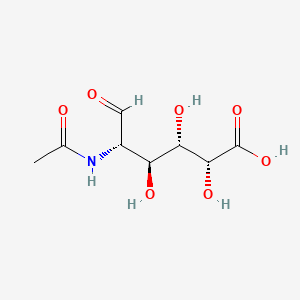 molecular formula C8H13NO7 B1196901 2-(Acetylamino)-2-deoxy-L-galacturonic acid CAS No. 82838-35-5