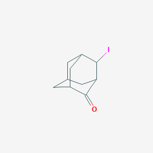 molecular formula C10H13IO B11969011 4-Iodo-2-adamantanone 