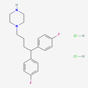 Piperazine, 1-(4,4-bis(p-fluorophenyl)butyl)-, dihydrochloride