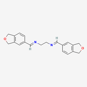 molecular formula C20H20N2O2 B11969176 N,N'-Bis-(isocoumaran-5-ylidene)-ethylenediamine 