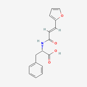 molecular formula C16H15NO4 B1196919 N-(3-(2-呋喃基)丙烯酰基)苯丙氨酸 CAS No. 4950-66-7