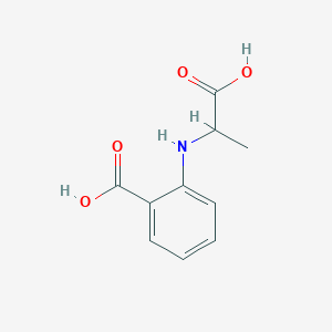 2-[(1-Carboxyethyl)amino]benzoic acid