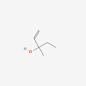molecular formula C6H12O B1196925 3-甲基-1-戊烯-3-醇 CAS No. 918-85-4