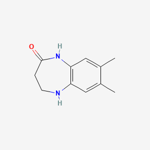 7,8-Dimethyl-4,5-dihydro-1H-benzo[b][1,4]diazepin-2(3H)-one