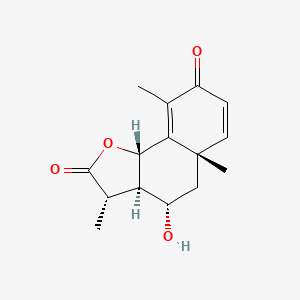 molecular formula C15H18O4 B1196932 青蒿素 CAS No. 481-05-0