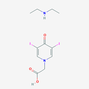 diethylamine 2-(3,5-diiodo-4-oxopyridin-1(4H)-yl)acetate