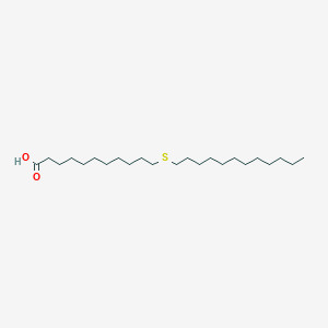 11-Dodecylsulfanylundecanoic acid