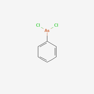 molecular formula C6H5AsCl2 B1196948 Dichlorophenylarsine CAS No. 696-28-6