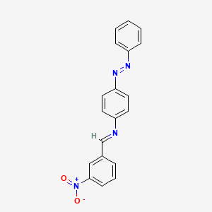 (3-Nitro-benzylidene)-(4-phenylazo-phenyl)-amine