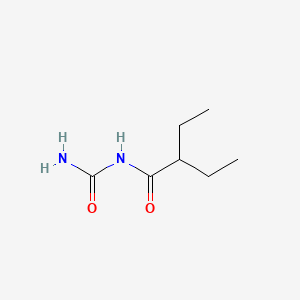 molecular formula C7H14N2O2 B1196952 Diethylacetylurea CAS No. 2274-01-3