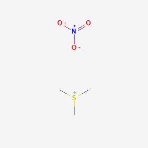 molecular formula C3H9NO3S B1196963 Trimethylsulfonium nitrate CAS No. 22059-18-3