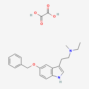 oxalic acid; {2-[5-(benzyloxy)-1H-indol-3-yl]ethyl}(ethyl)methylamine