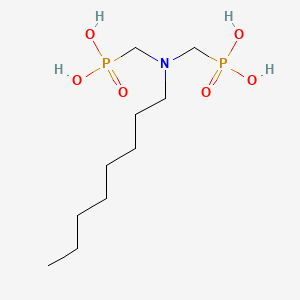 molecular formula C10H25NO6P2 B11969710 [(Octylimino)bis(methylene)]bisphosphonic acid CAS No. 5995-31-3