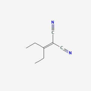 Propanedinitrile, (1-ethylpropylidene)-