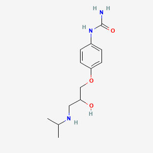 (4-(2-Hydroxy-3-((1-methylethyl)amino)propoxy)phenyl)urea