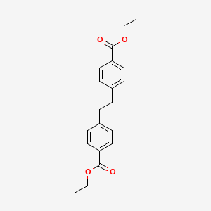 molecular formula C20H22O4 B11969911 4,4'-Dimethylenebis(ethyl benzoate) CAS No. 111977-60-7