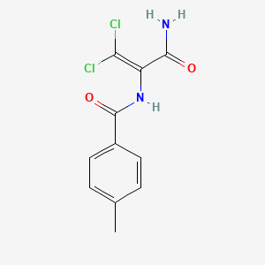 N-(3-amino-1,1-dichloro-3-oxoprop-1-en-2-yl)-4-methylbenzamide