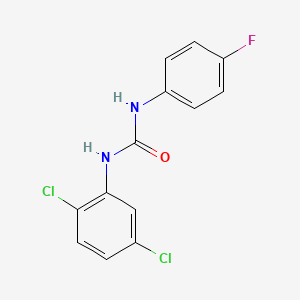 molecular formula C13H9Cl2FN2O B11970116 1-(2,5-Dichlorophenyl)-3-(4-fluorophenyl)urea 