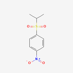 molecular formula C9H11NO4S B11970164 Benzene, 1-[(1-methylethyl)sulfonyl]-4-nitro- CAS No. 7205-84-7