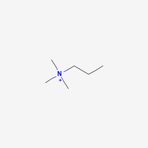 molecular formula C6H16N+ B1197030 Trimethyl(propyl)azanium CAS No. 20064-29-3