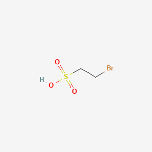 molecular formula C2H5BrO3S B1197033 2-Bromoethan-sulfonsäure CAS No. 26978-65-4