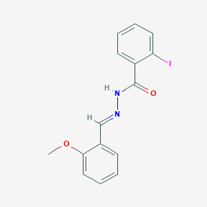 molecular formula C15H13IN2O2 B11970360 2-iodo-N'-(2-methoxybenzylidene)benzohydrazide 