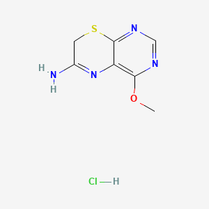 molecular formula C7H9ClN4OS B1197048 托米津 CAS No. 50602-44-3