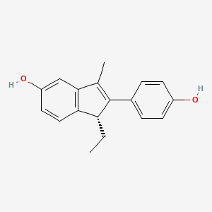 molecular formula C18H18O2 B1197071 (R)-印地诺醇 B CAS No. 115217-05-5