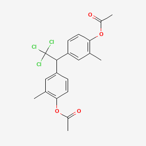 (2,2,2-Trichloroethane-1,1-diyl)bis-2-methylbenzene-4,1-diyl diacetate