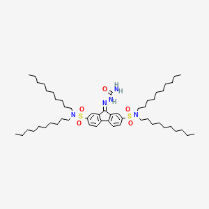 2-(2,7-Bis(N,N-didecylsulfamoyl)-9H-fluoren-9-ylidene)hydrazinecarboxamide